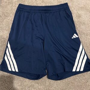Men's Navy Blue Adidas Athletic Shorts